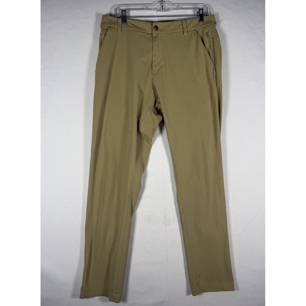 Lululemon Commission Pant Mens Classic 31x30 Beige Technical Trousers LM5710S